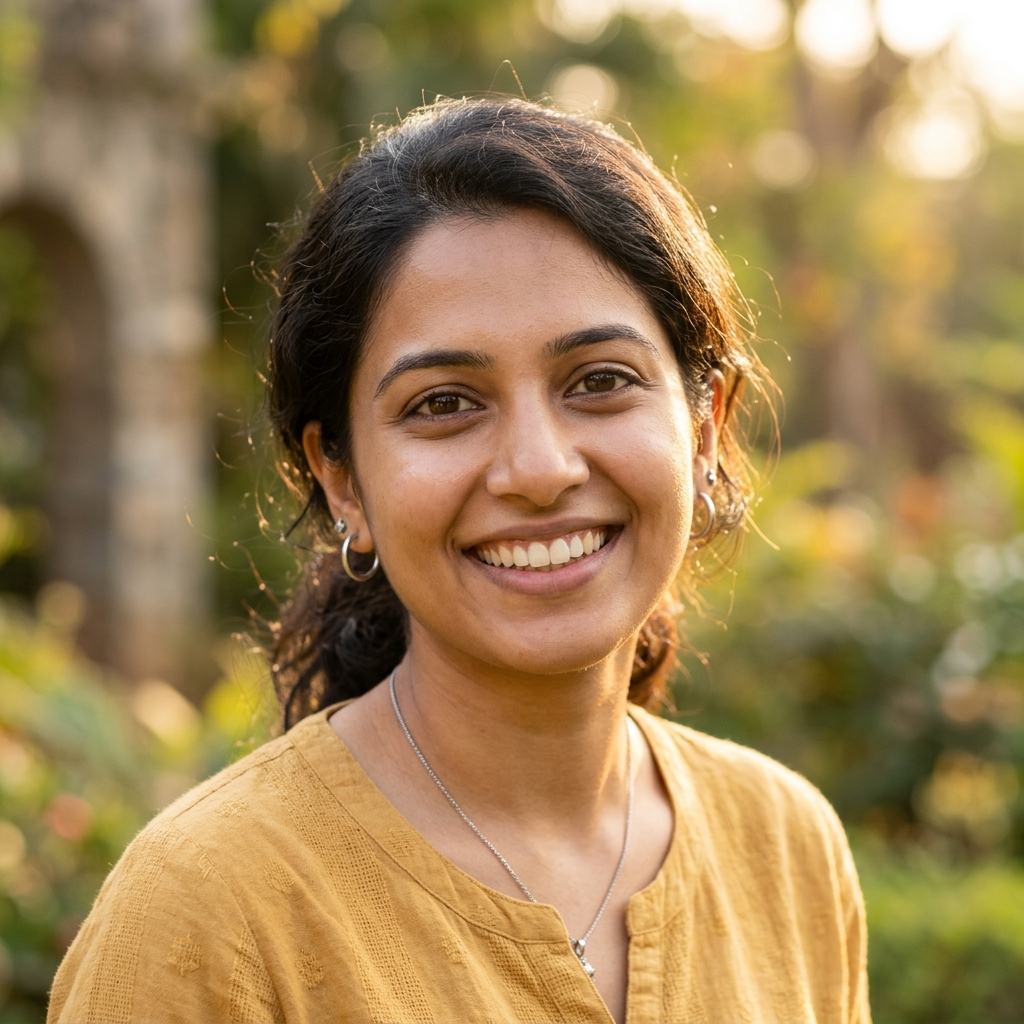 Portrait of Priya Sharma, a UDAY volunteer from Mumbai